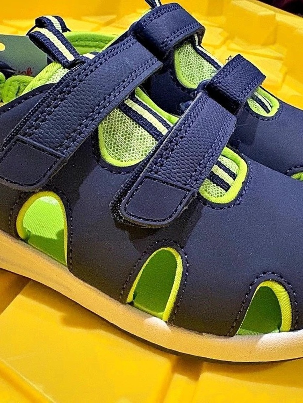 Cat & Jack Hank Play Sandals Blue & Green NWT